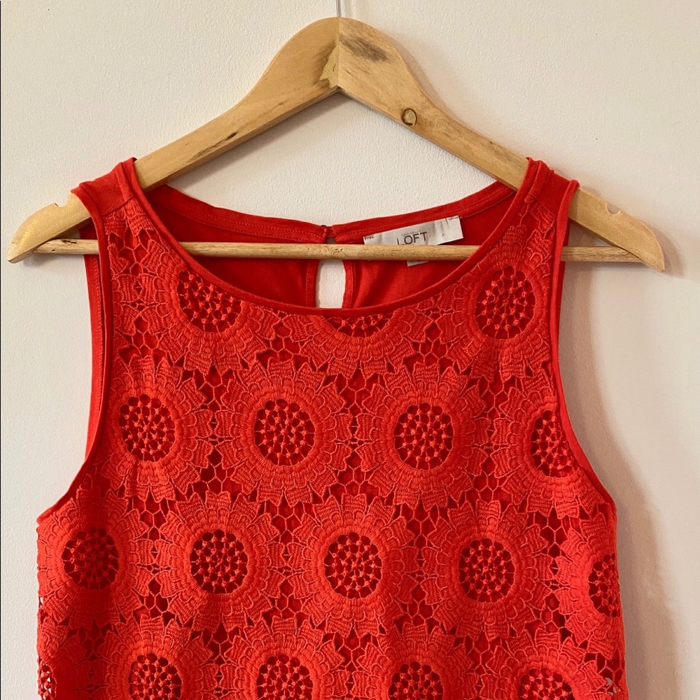 Ann Taylor Loft Women’s Small Floral Summer Tank